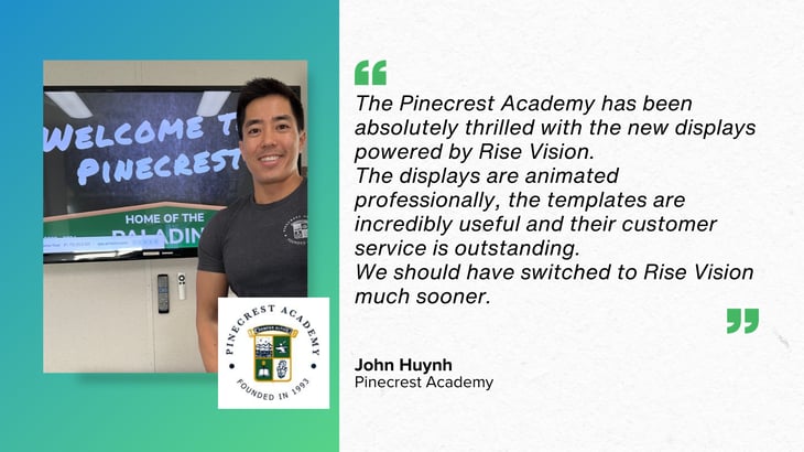 Testimonial from John Huynh